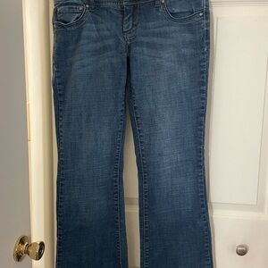Levi's Blue Flare Wide Leg Jeans